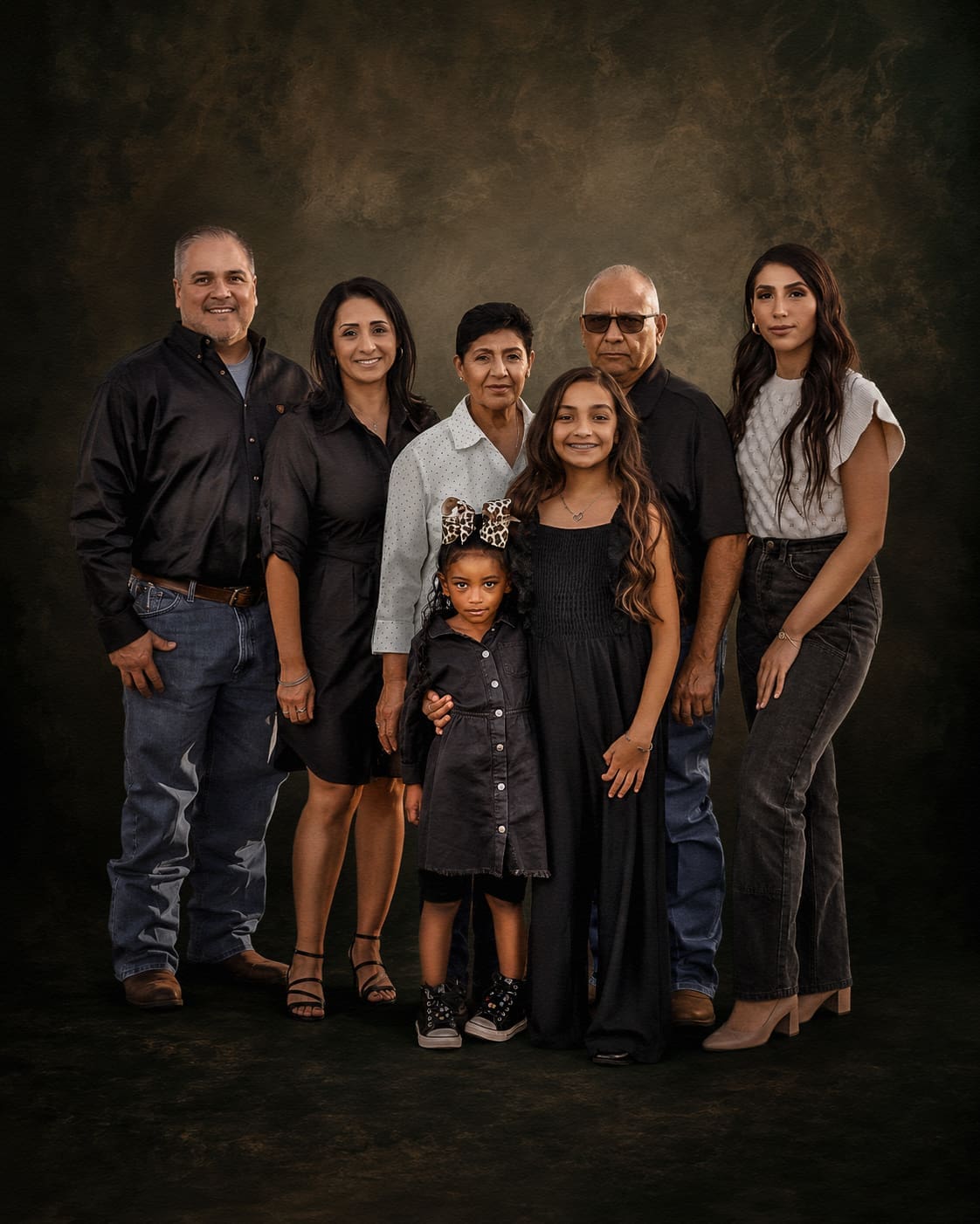 Heirloom family portrait by Jeanette Sebolt Fine Art in Odessa, Texas